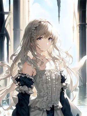 盲女第一次恢复光明