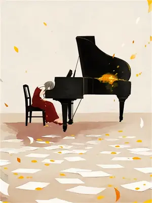 王爷已死,王妃正在烧纸